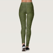 Cool schattig Iers groen glitterpatroon Leggings (Achterkant)