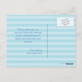 Cool schattig jongen dinosaurus dank u briefkaart (Achterkant)