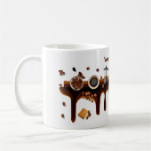 Cool schattig scala aan koffie drink gepersonalise koffiemok (Links)