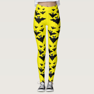 Cool schattig Vliegende vleermuizen Halloween Zwar Leggings