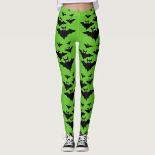 Cool schattig Vliegende vleermuizen Halloween Zwar Leggings