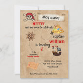 cool schattig zwembad schip Pirate Verjaardag Kaart (Voorkant)