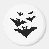 Cool schattige halloween bats magnet (Voorkant)