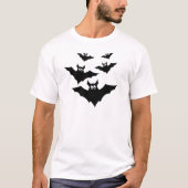 Cool schattige halloween vleermuizen t-shirt (Voorkant)