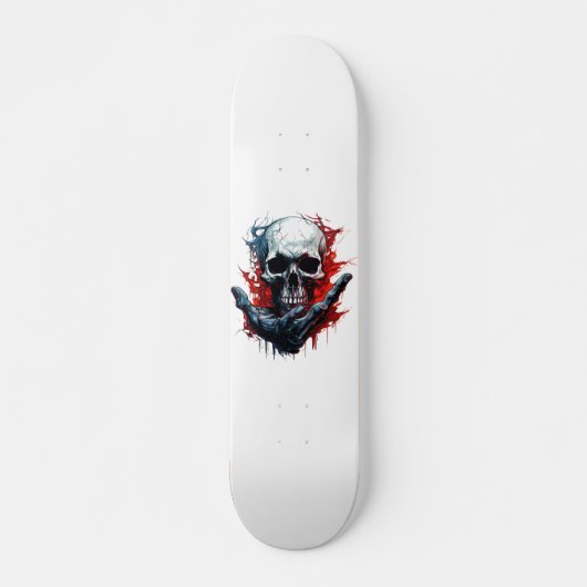 Cool Schedel Gotisch Persoonlijk Skateboard (Voorkant)