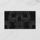 Cool schedelpatroon visitekaartje (Achterkant)