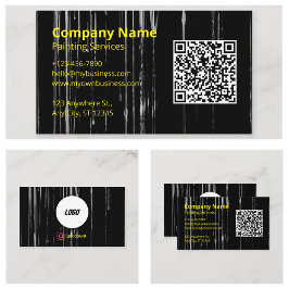 Cool Schilder QR Code Scanbaar Logo Visitekaartje