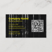 Cool Schilder QR Code Scanbaar Logo Visitekaartje (Voorkant)