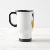 Cool Schildpad Drinkt Sap Sticker Reisbeker (Links)