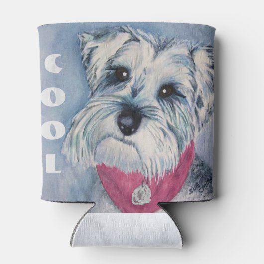 Cool Schnauzer Blikjeskoeler (Achterkant)