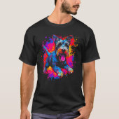 Cool Schnauzer Dog T-shirt (Voorkant)