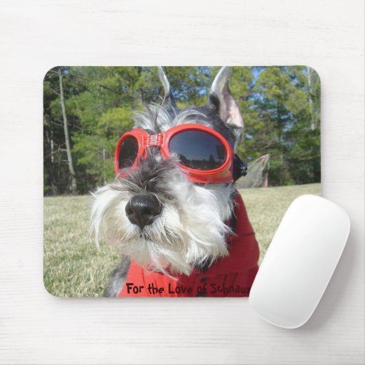 Cool Schnauzer Mousepad Muismat (Met muis)
