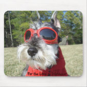 Cool Schnauzer Mousepad Muismat (Voorkant)