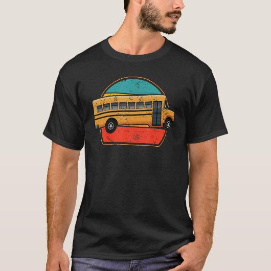 Cool School Bus Driver Costume For Men And Women V T-shirt (Voorkant)