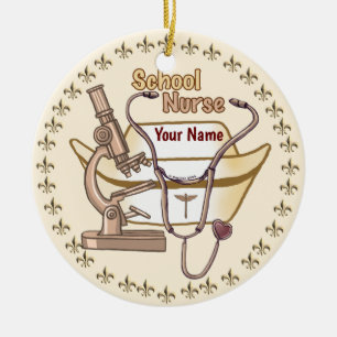 Cool School Nurse kerstornament  Keramisch Ornament
