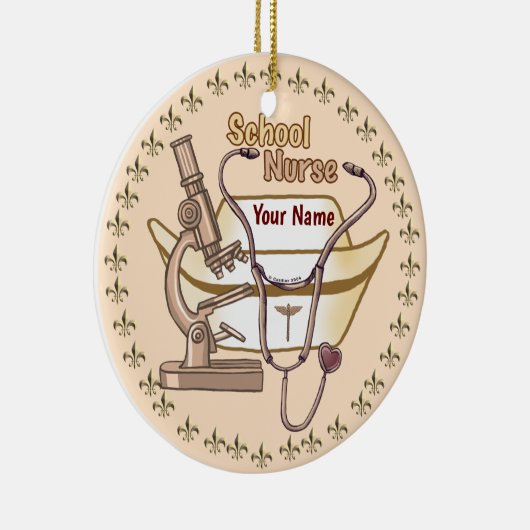 Cool School Nurse ornament (Rechts)