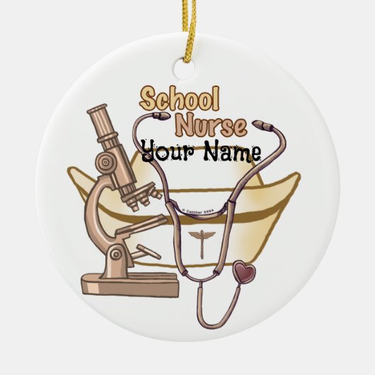 Cool School Verpleegster ornament (Voorkant)