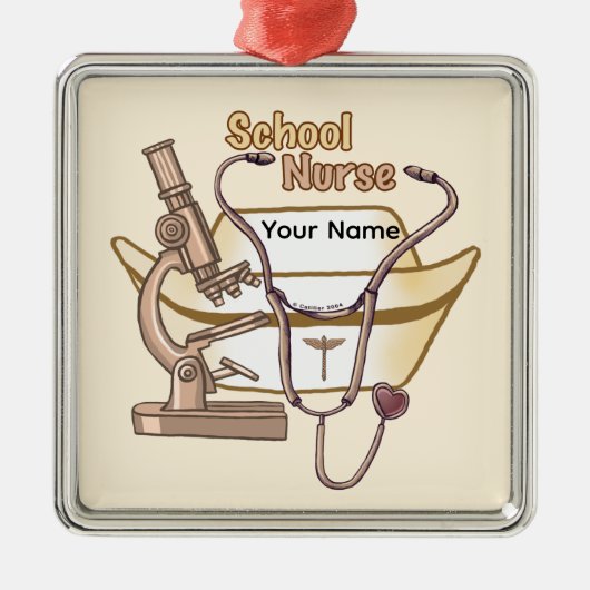 Cool Schoolverpleegster Ornament (Voorkant)