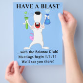 Cool Science Club Flyer (Hand)