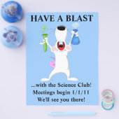 Cool Science Club Flyer (Enkel)
