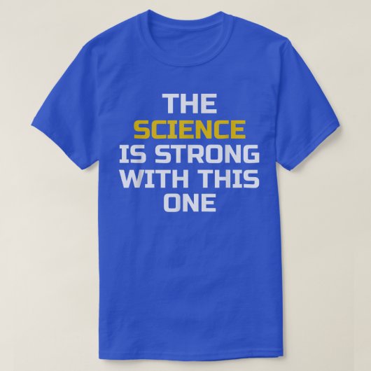 Cool Science - Funny Science T-shirt Gezegde (Design voorkant)