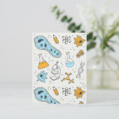 Cool science Geek biology art Briefkaart (Staand voorkant)
