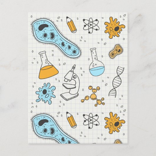 Cool science Geek biology art Briefkaart (Voorkant)