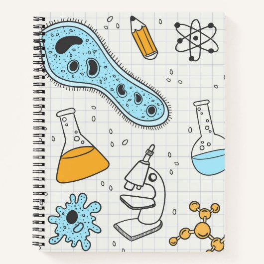 Cool science Geek biology art Notitieboek (Voorkant)