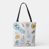 Cool science Geek biology art Tote Bag (Achterkant)