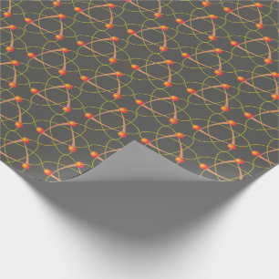 Cool Science Geweldige atoms Grey Gift Wrap Cadeaupapier