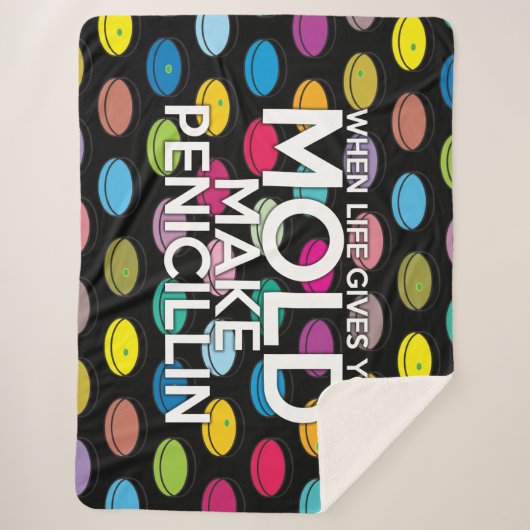 Cool Science Modern Grappig Quote Sherpa Deken (Voorkant)