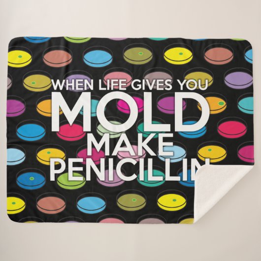 Cool Science Modern Grappig Quote Sherpa Deken (Voorkant (horizontaal))