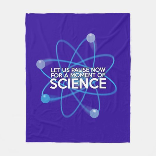 Cool Science Quote Modern Funny Gezegde Fleece Deken (Voorkant)