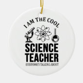 Cool Science Teacher Keramisch Ornament (Voorkant)