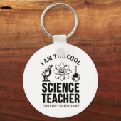 Cool Science Teacher Sleutelhanger (Voorkant)