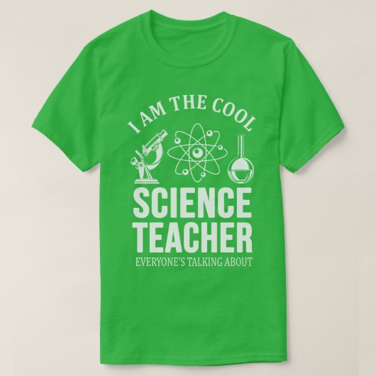 Cool Science Teacher T-shirt (Design voorkant)