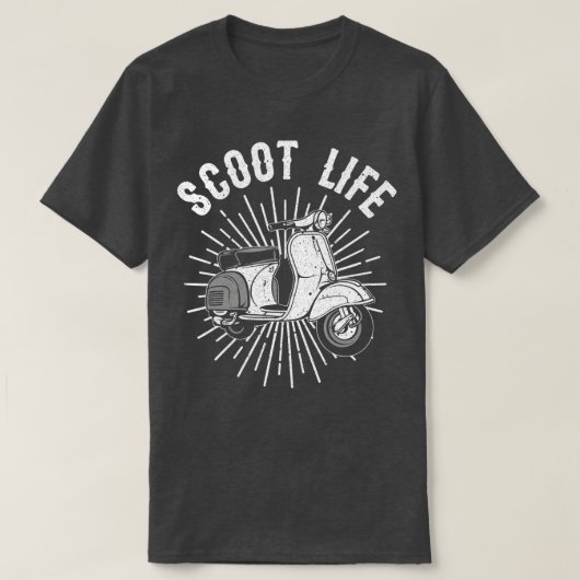 Cool Scooter Gift for Men Women Funny Scoot Life T-shirt (Design voorkant)