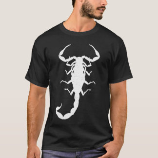 Cool Scorpion ns Wit Print T-shirt