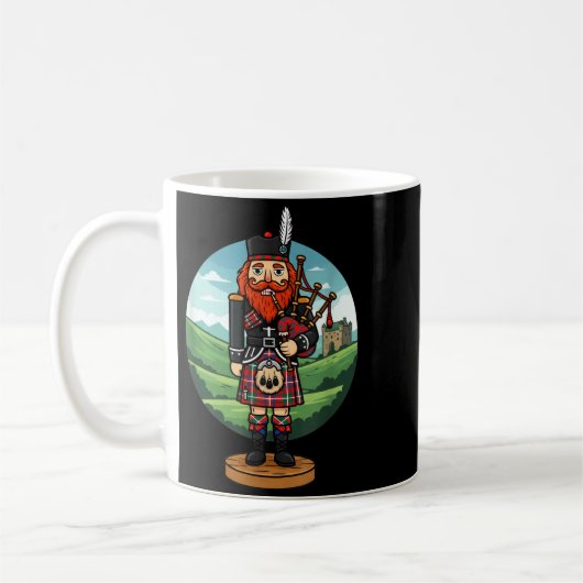 Cool Scottish Nutcracker Bagpes Koffiemok (Links)