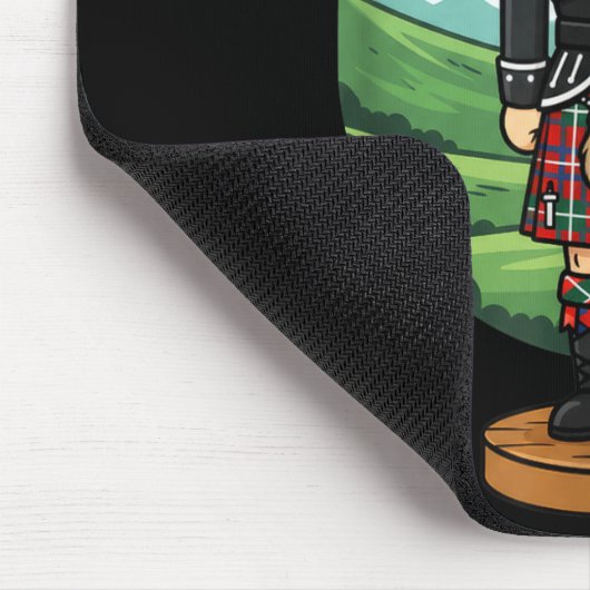 Cool Scottish Nutcracker Bagpes Muismat (Hoek)