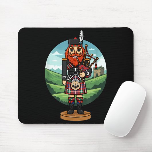Cool Scottish Nutcracker Bagpes  Muismat (Met muis)