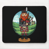 Cool Scottish Nutcracker Bagpes  Muismat (Voorkant)