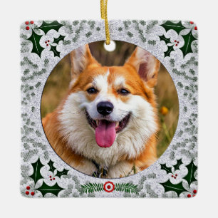Cool Scottish Sutherland Tartan Pet Photo Xmas Keramisch Ornament