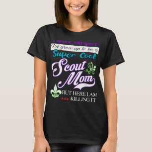 COOL SCOUT MOM Funny Gifts for Women T-shirt