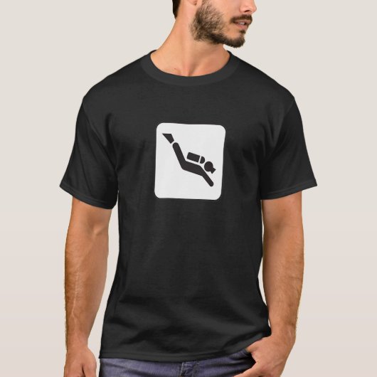 Cool Scuba Duiken Duiker T-shirt (Voorkant)