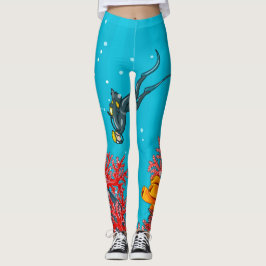 Cool Scuba-duiker-Leggings Leggings