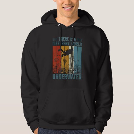 Cool scuba in super stijl hoodie (Voorkant)