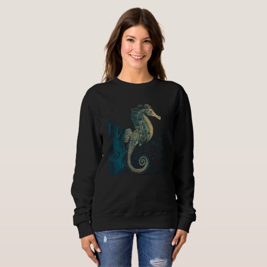 Cool Sea Horse Trui (Voorkant volledig)