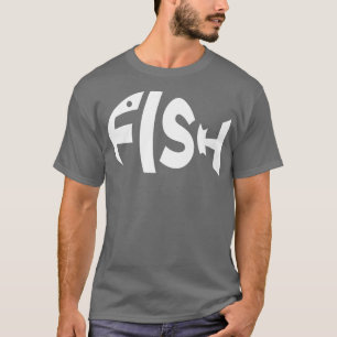 Cool Seabass Fish botten skelet, gekookt voor zee. T-shirt