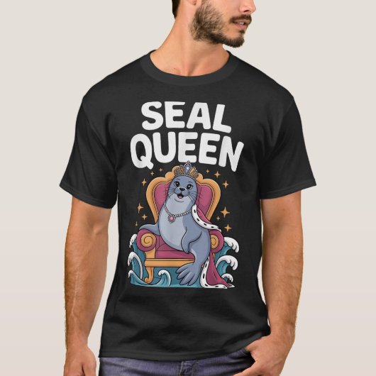 Cool Seal Art For Women Girls Mom Sea Lion Animal T-shirt (Voorkant)